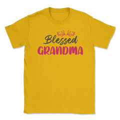 Blessed Grandma Beautiful Christian Grandmother Appreciation print - Gold