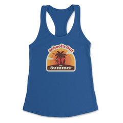Funny School's Out for Summer Retro Vintage Beach product Women's