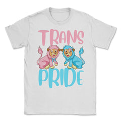 Trans Pride Cute Pink & Baby Blue Lions Gift design Unisex T-Shirt