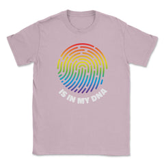 Is In My DNA Rainbow Flag Gay Pride Fingerprint Design product Unisex - Light Pink