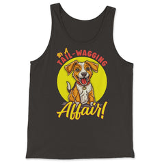 Jack Russell Terrier It's A Tail-Wagging Affair! Quote Print product - Tank Top - Black