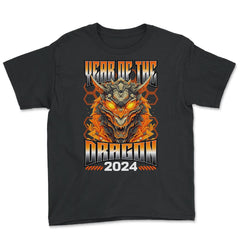 Mecha Dragon Year Of The Dragon Graphic graphic - Youth Tee - Black