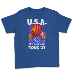 Spy Balloon Tour 2023 February 4th, 2023,Spy Balloons Funny design - Royal Blue