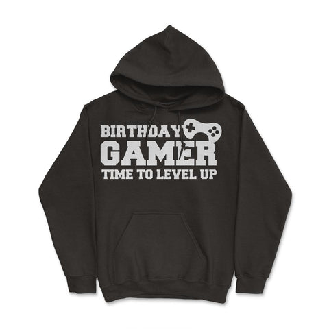 Funny Birthday Gamer Time To Level Up Gaming Lover Humor product - Black