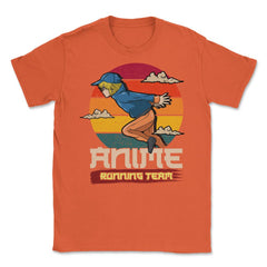 Anime Running Team Manga Funny Gift product Unisex T-Shirt - Orange