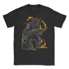 Gorilla Soldier Retro Vintage Armed Forces Design print Unisex T-Shirt