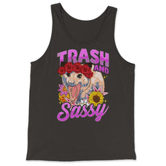 Trash & Sassy Funny Possum Lover Trash Animal Possum Pun product - Tank Top - Black