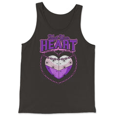 Asexual Trust Your Heart Asexual Pride print - Tank Top - Black