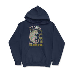 Year of the Tiger 2022 Chinese Aesthetic Design print Hoodie - Navy