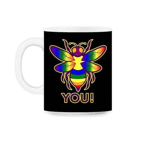 Rainbow Bee You! Gay Pride Awareness design 11oz Mug