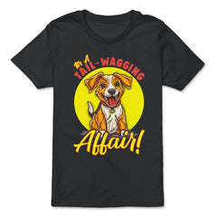 Jack Russell Terrier It's A Tail-Wagging Affair! Quote Print product - Premium Youth Tee - Black