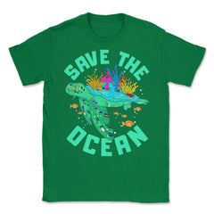 Save the Ocean Turtle Gift for Earth Day product Unisex T-Shirt