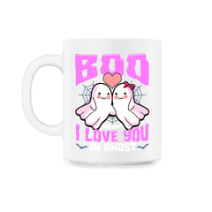 Boo Ghost Couple Cute Ghosts Funny Humor Halloween 11oz Mug