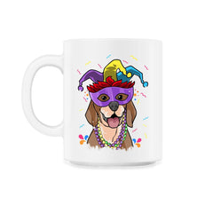 Mardi Gras Beagle with Jester hat & masquerade mask Funny product