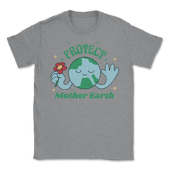 Protect Mother Earth Environmental Awareness Earth Day graphic Unisex - Grey Heather