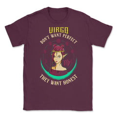 Virgo Zodiac Sign Pastel Goth Anime Girl Art product Unisex T-Shirt