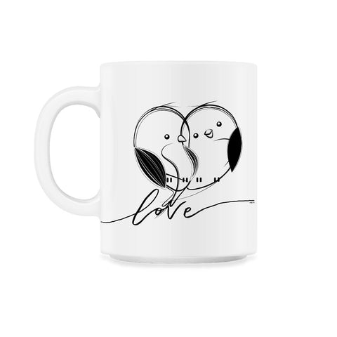 Birds in Love t-shirt 11oz Mug