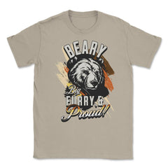 Bear Brotherhood Flag Bear Gay Pride print Unisex T-Shirt - Cream