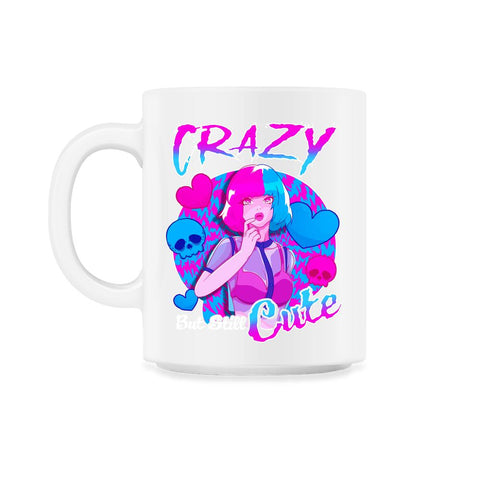 Anime Girl Crazy But Still Cute Pastel Goth Theme Gift print 11oz Mug