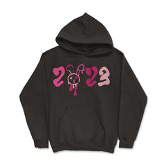 Chinese New Year of the Rabbit 2023 Pastel Goth Aesthetic graphic - Hoodie - Black