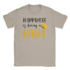 Happiness Is Being A Nana Proud Grandma Sunflower product Unisex - Cream