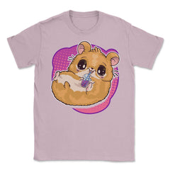 Boba Tea Bubble Tea Cute Kawaii Hamster Gift product Unisex T-Shirt - Light Pink