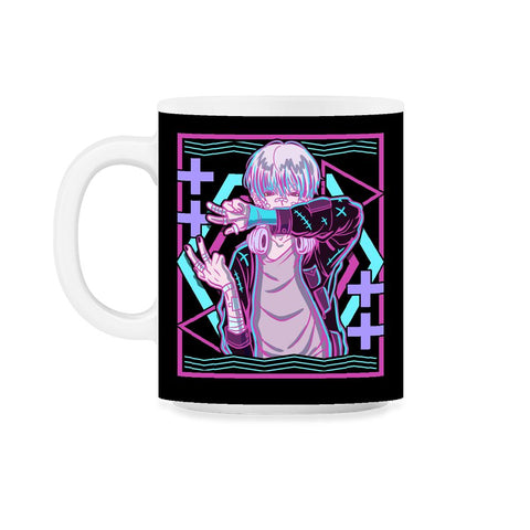 Kawaii Pastel Goth Male Goth Anime Boy print 11oz Mug
