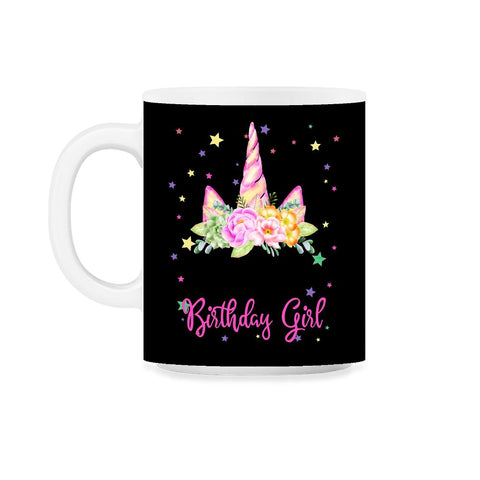 Birthday Girl! Unicorn Lashes design Gift 11oz Mug