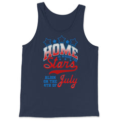 Home is where the Stars Align on the 4th of July product - Tank Top - Navy