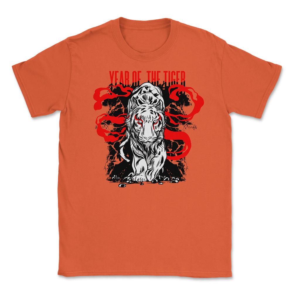 Year of the Tiger Illustration Retro Vintage-Style Aesthetic print