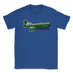 St. Patrick's Day Funny Shenanigans Coordinator product Unisex T-Shirt - Royal Blue