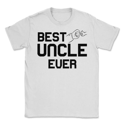 Funny Best Uncle Ever Fist Bump Niece Nephew Appreciation product - White