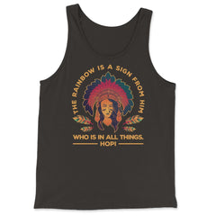 Chieftain Native American Tribal Chief Woman Native American graphic - Tank Top - Black