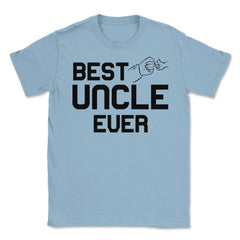 Funny Best Uncle Ever Fist Bump Niece Nephew Appreciation product - Light Blue