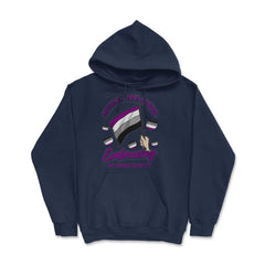 Asexual and Proud: Embracing My Unique Identity product - Hoodie - Navy