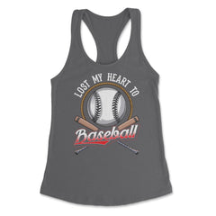 Baseball Lost My Heart to Baseball Lover Sporty Players product - Dark Grey