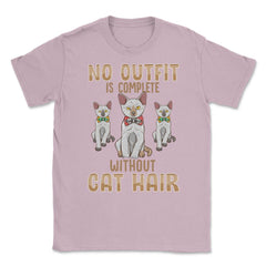 No Outfit is Complete without Cat Hair Funny Cat Design graphic