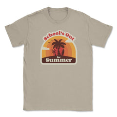 Funny School's Out for Summer Retro Vintage Beach product Unisex - Cream