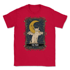 The Moon Cat Arcana Tarot Card Mystical Wiccan print Unisex T-Shirt
