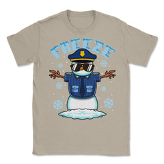 Freeze Police Snowman Hilarious Christmas Police Officer product - Cream