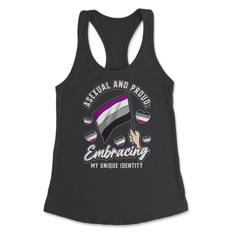 Asexual and Proud: Embracing My Unique Identity design Women's - Black