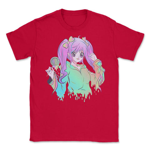 Anime Girl Pastel Theme Vaporwave Style Colors Gift print Unisex
