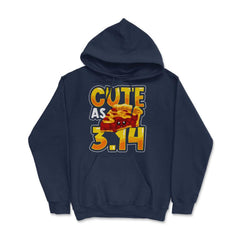 Cute as Pi 3.14 Math Science Funny Pi Math graphic Hoodie - Navy