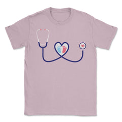 Funny Stethoscope NICU Nurse Labor And Delivery Nurse RN print Unisex - Light Pink
