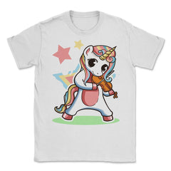 Cute Kawaii Unicorn Playing The Violin Violinist product Unisex - White