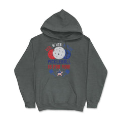 Pickleball Red, White & Blue Pickleball Is for You product Hoodie - Dark Grey Heather