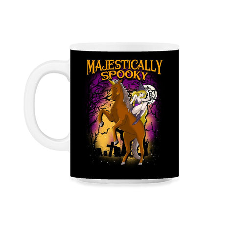 Majestically Spooky Witch & Unicorn Halloween Funn 11oz Mug