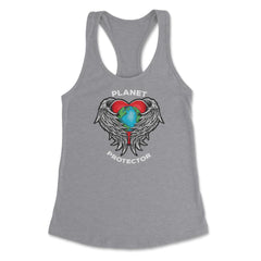 Planet Protector Earth Day Women's Racerback Tank