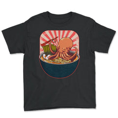 Ramen Octopus for Fans of Japanese Cuisine and Culture product - Youth Tee - Black