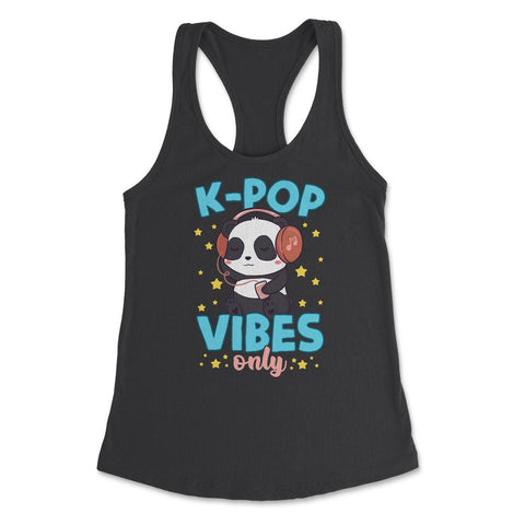 K-POP Vibes Only Funny Panda with Headphones graphic Women's